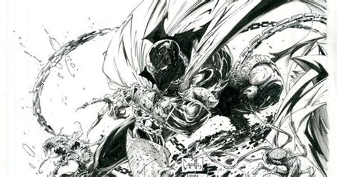 Spawn 134 Cover Greg Capullo Sketches Of Comic Books Pinterest