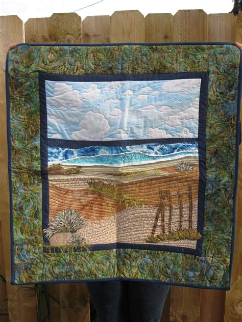 Dream Beach Made This Landscape Quilt In A Guild Workshop
