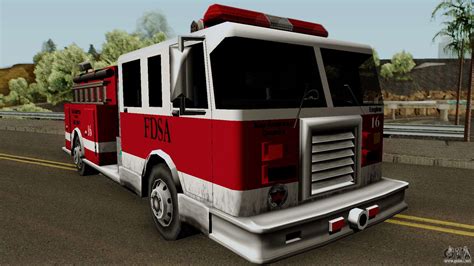 Firetruck Ivf Para Gta San Andreas