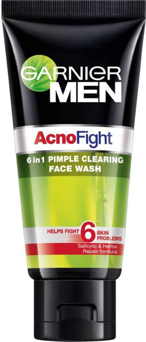 1 item per order intensive brightening foam garnier men creat turbo light foam: Garnier Men Acno Fight 6 in 1 Pimple Clearing Face Wash ...