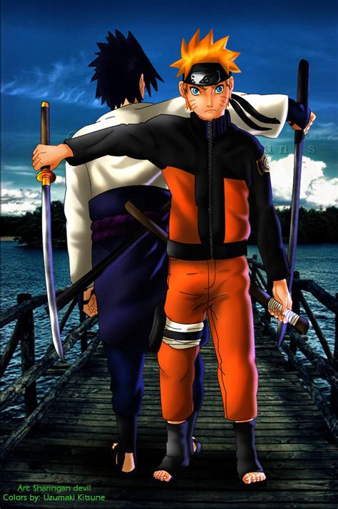 Naruto And Sasuke By Uzumakitsune On Deviantart