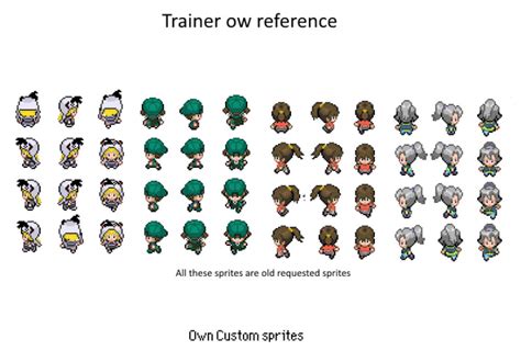 Custom Edited Pokémon Customs Platinum Trainers The Spriters. 