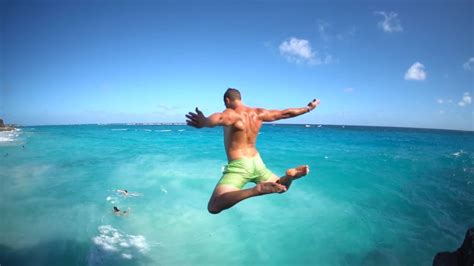 Epic Cliff Jumping In Barbados Youtube