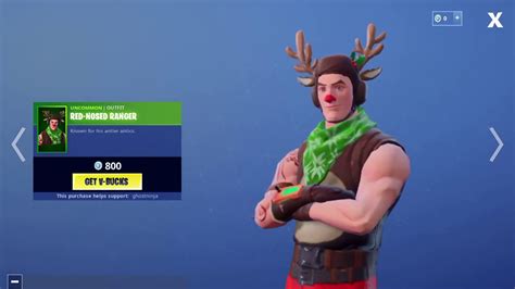 Omg Red Nosed Raiderandred Nosed Ranger Axeandnew Wrap In Fortnite Daily