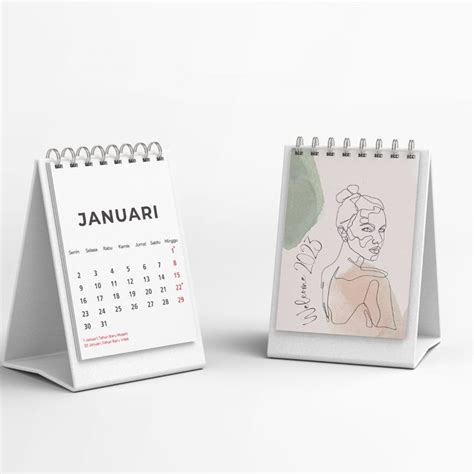 Jual Kalender 2023 Mini Kalender Meja Mini Kalender Meja Estetik 2023