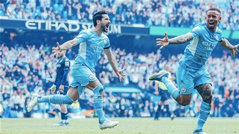 Manchester City Clinch Premier League Title After 3 2 Win Over Aston Villa