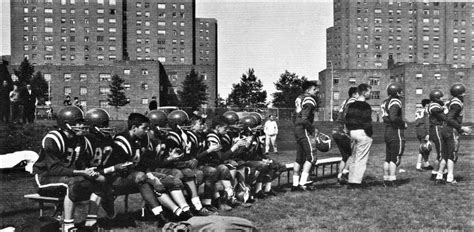 Football Team In 1963 Bronx Ny At Cardinal Spellman High Flickr