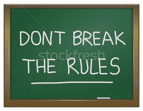 Dont Break The Rules Stock Photo © 72soul 1575624 Stockfresh