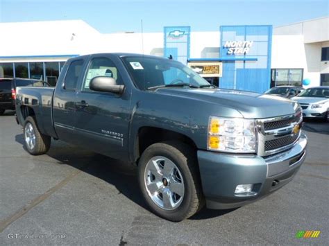 2011 Blue Granite Metallic Chevrolet Silverado 1500 Lt Extended Cab 4x4