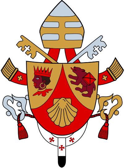 Pope francis' coat of arms and motto, explained. The Pope Blog: Pope Francis: Papal Coat of Arms Update