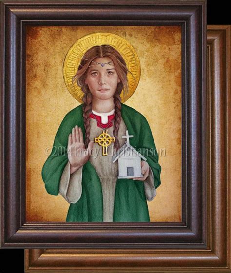 St Dwynwen Framed Portraits Of Saints