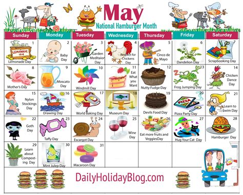 May Calendar Themes