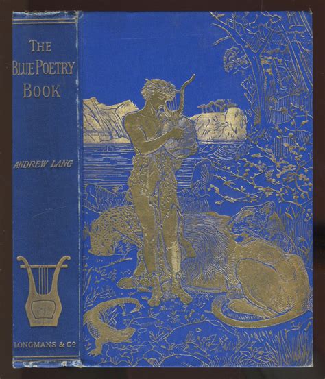 The Blue Poetry Book By Lang Andrew Near Fine Hardcover 1891