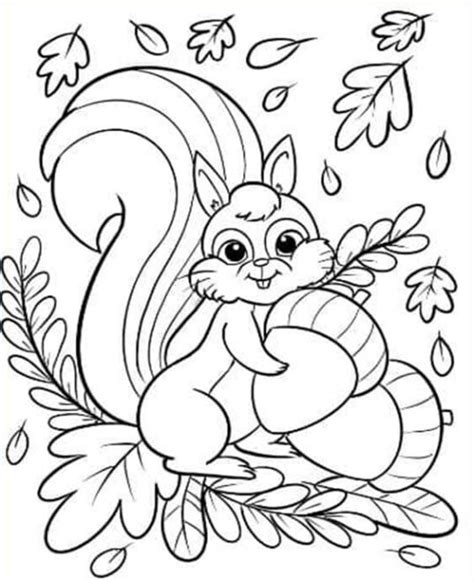 Free And Easy To Print Fall Coloring Pages Tulamama