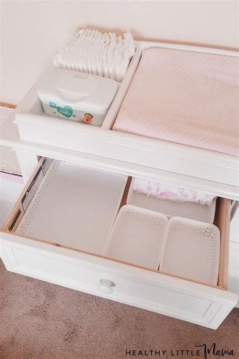 Nursery Dresser Drawer Organization Tip Use Clothing Dividers These