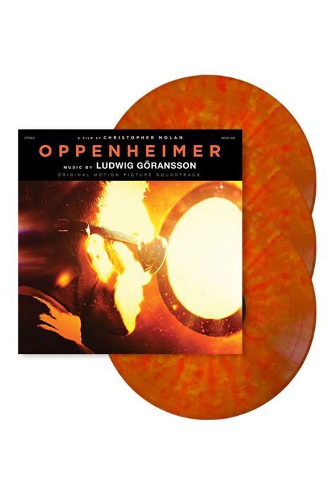 Oppenheimer Oppenheimer Ost Ludwig Göransson Ltd Opaque Orange Colored 3 Vinyl Impericon Cz