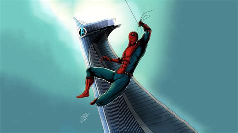 Spiderman Artwork, Full HD 2K Wallpaper