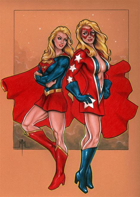 Supergirl And Ms Victory Crossover Comic Book Lesbians Luscious