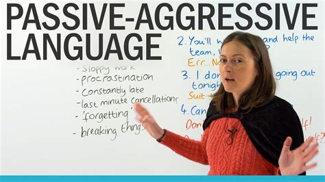 Passive Aggressive Language Commonenglish