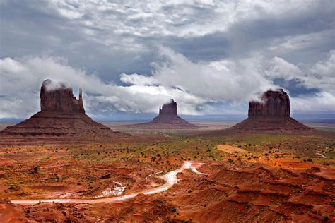 Storm Clouds Over Monument Valley Martin Lawrence