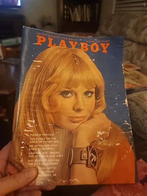 Playboy Magazine September 1968 Playmate Dru Hart 55th Birthday Present