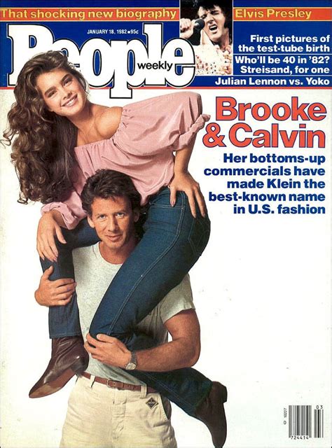 1982 Brooke Shields And Calvin Klein Roldschoolcelebs
