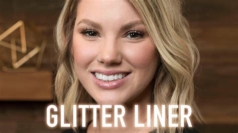 Easy Glitter Liner With Loose Glitter Youtube