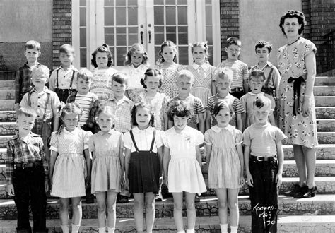 First Grade Graduates 1946 47 Class Roosevelt Grade Scho Flickr