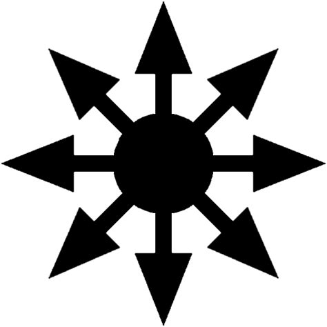 Order Chaos Symbol
