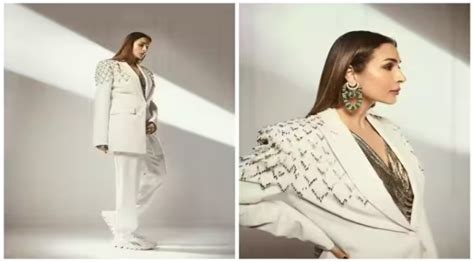 Malaika Arora Exudes Sporty Elegance In Pristine White Pantsuit With