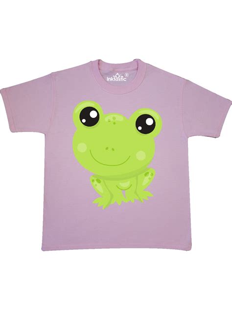 Cute Little Frog Kawaii Frog Green Frog Youth T Shirt