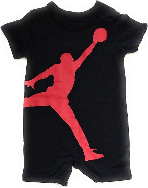 Michael Jordan Baby Boys Short Sleeve Shortall Romper 36