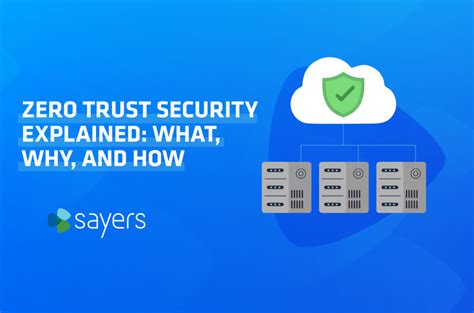 What Is The Zero Trust Security Model Sayers