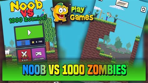 Noob Vs 1000 Zombies Minecraft Games Creepergg