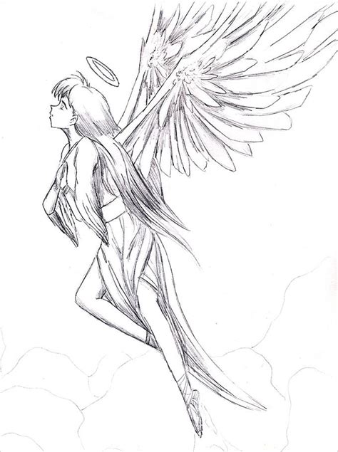 Flying Angel Sketches