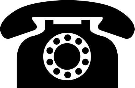 Icône Téléphone Noir Vintage Png Transparents Stickpng