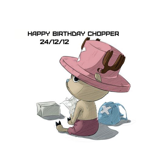 Happy Birthday Chopper By Insanitylittlered On Deviantart