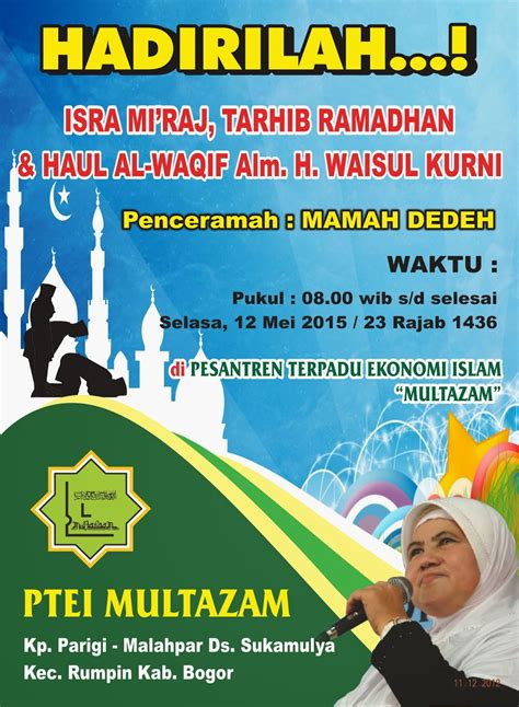 Undangan Isra Miraj document