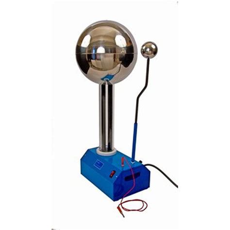 Van de graaff invented the generator to supply the high energy needed for early particle accelerators. Van de Graaff Generator | $259.00