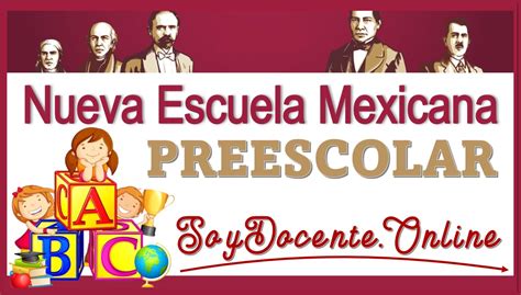 Nueva Escuela Mexicana Preescolar 2023 2024 🥇 【 Noviembre 2023】