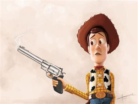 Woody With A Gun By Randomstuff2020 On Deviantart