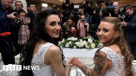 Same Sex Marriage I Can Finally Say She Is My Wife Bbc News