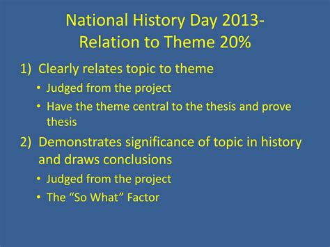 Ppt National History Day 2013 Rights And Responsibilities Powerpoint