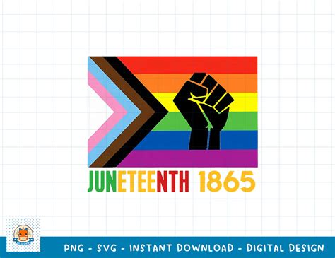 Lesbian Juneteenth 1865 LGBT Gay Pride FLag Black History Pn Inspire