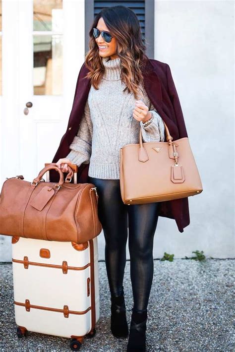 30 fall travel outfit ideas from girls who are always on the go fall travel outfit travel