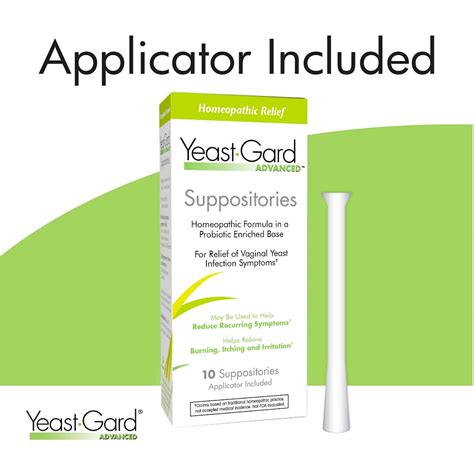 Yeastgard Advanced Yeast Gard Suppositories 10 Suppositories Shopee Malaysia