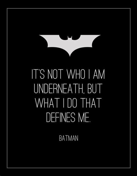 Criminals are a superstitious cowardly lot. 29 Inspiring Movie Quotes | Batman quotes, Hero quotes, Quote posters