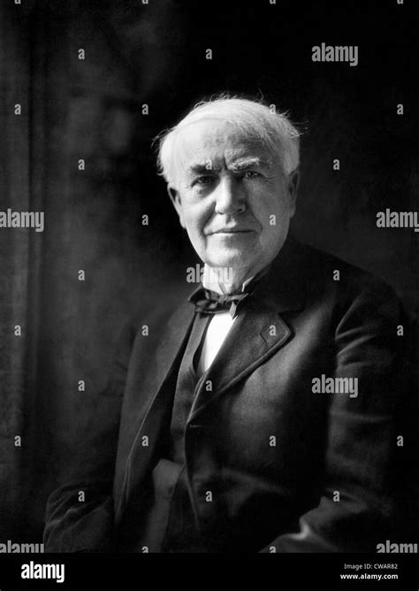 A Portrait Of Thomas Edison 1847 1931 Courtesy Csu Archiveseverett