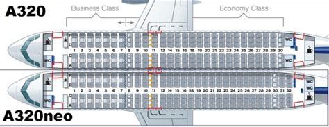 Airbus A320 Spirit Seat Map