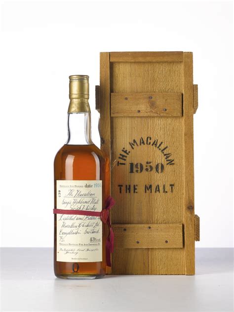 The Macallan Red Ribbon Single Malt Whisky 1950 1 Bt Whisky